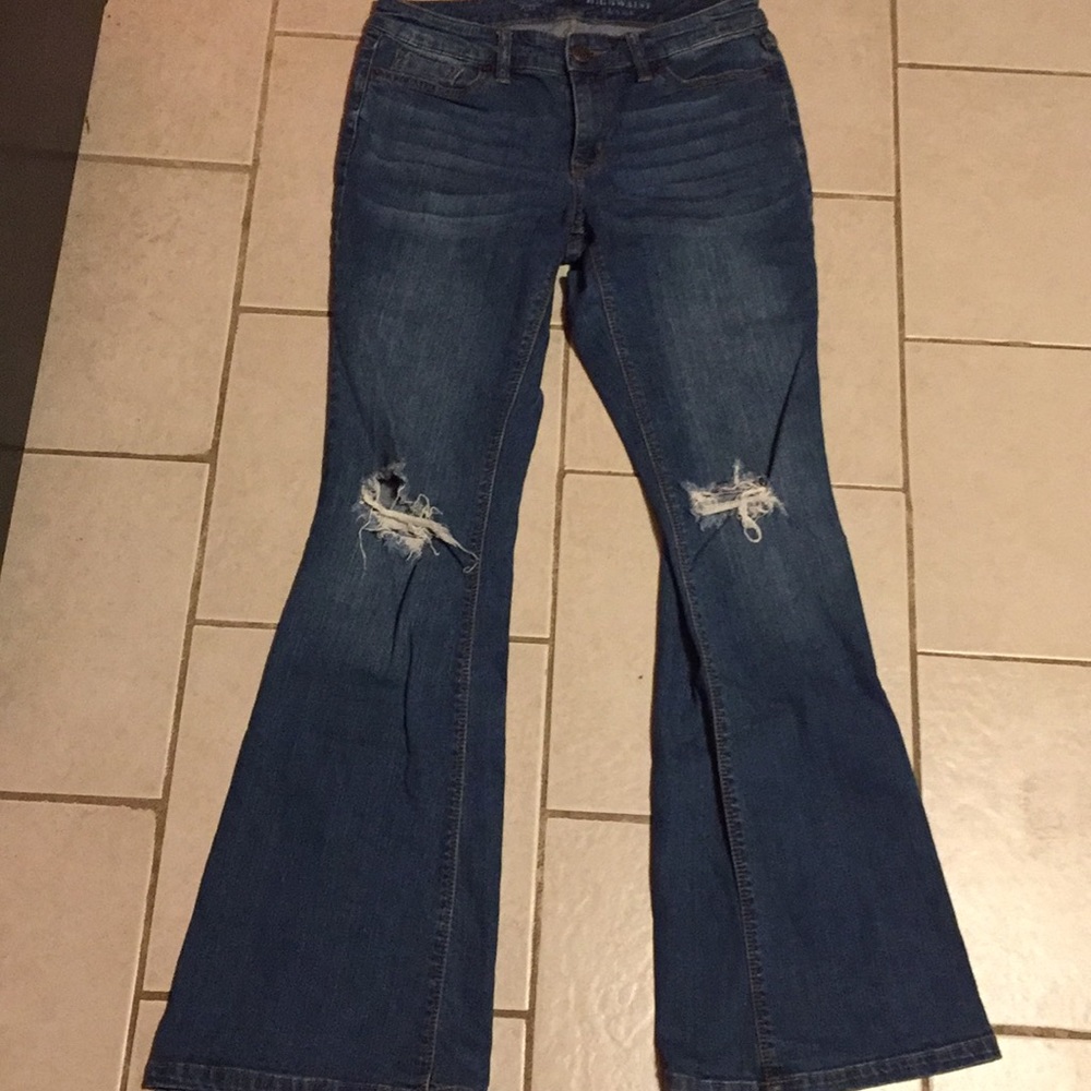 Flare Stretch high waisted jeans